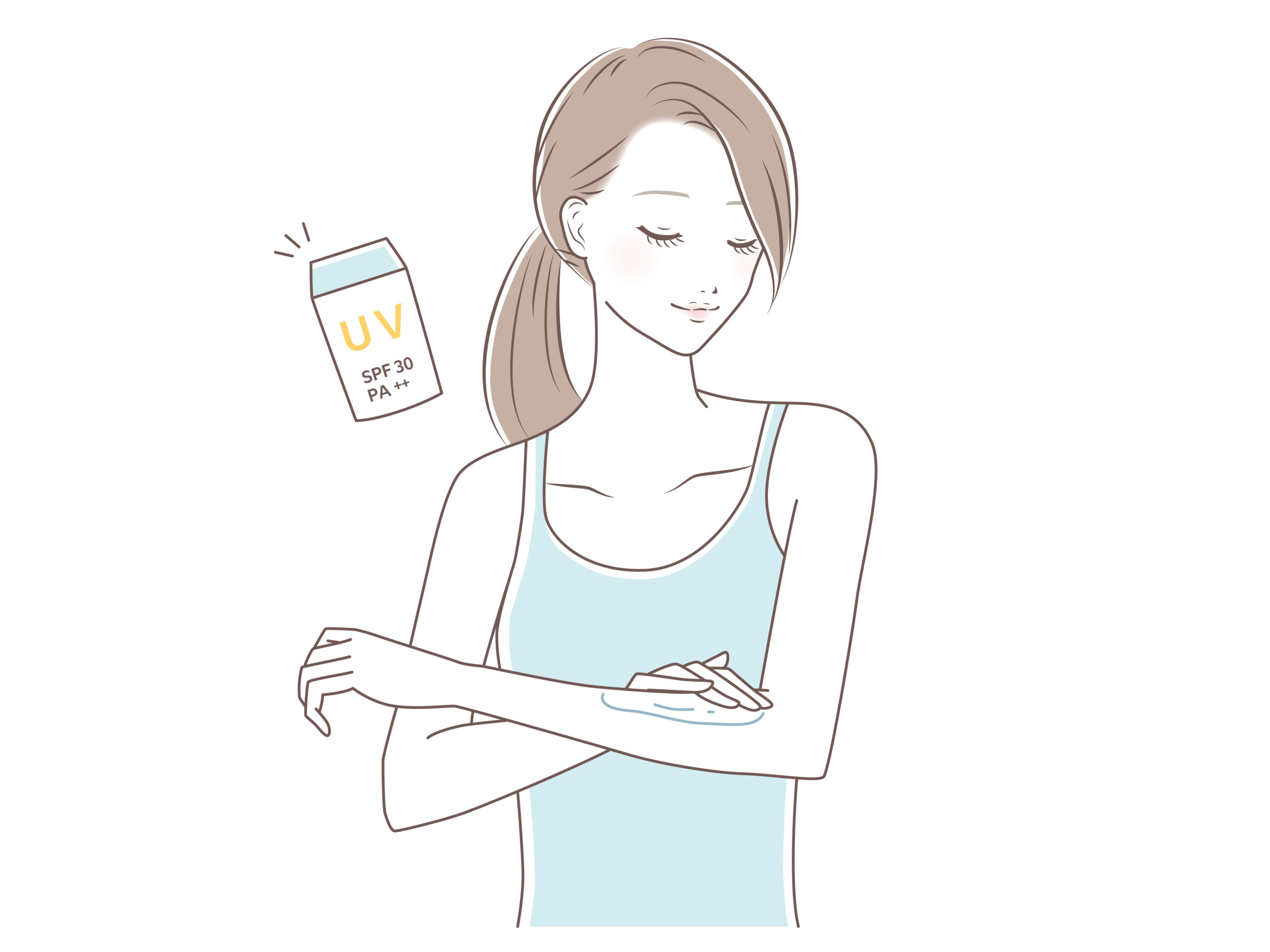 【効果を最大限に！】日焼け止めの効果的な塗り方！